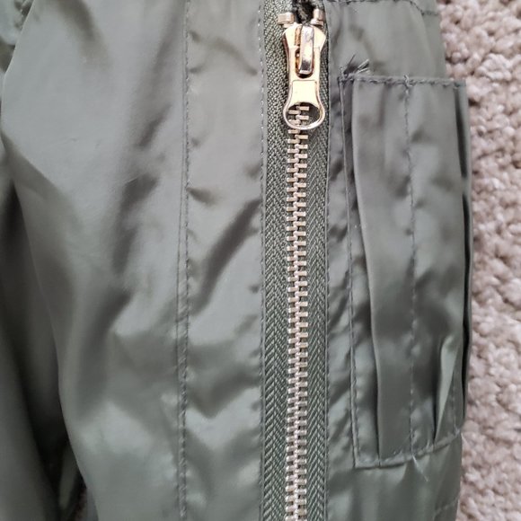 Pink Latte Girl’s Jacket Size: M (8/10) Army Green/Orange - Picture 5 of 9